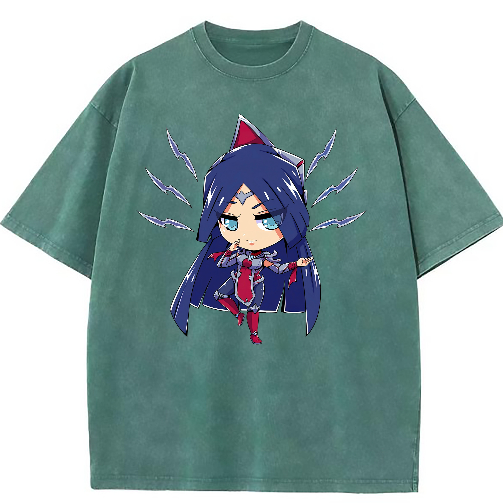 （画像用） リーグ・オブ・レジェンド League of Legends LOL 綿100% ヴィンテージ風 半袖Tシャツ（フロントプリント）